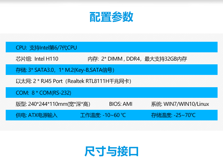 GA-A1603 嵌入式闆卡(圖2)