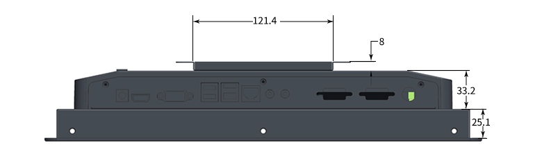 飛騰2000/4一體(tǐ)機15寸顯示屏P3201(圖3)